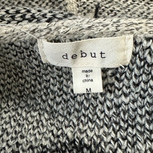 Debut size M beige southwest print pockets long sleeve open cardigan tag missing - Picture 4 of 6